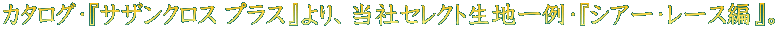$B%+%?%m%0!&!X%5%6%s%/%m%9(B $B%W%i%9!Y$h$j!