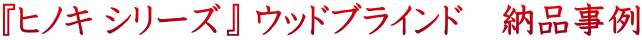$B!X%R%N%-(B $B%7%j!<%:!Y(B $B%&%C%I%V%i%$%s%I!!G<IJ;vNc(B