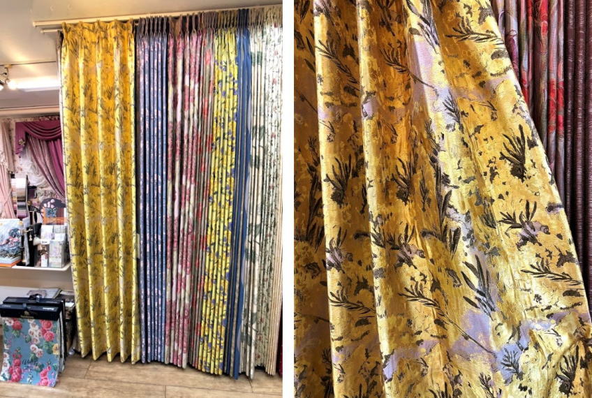 スミコホンダ(Sumiko Honda)のカーテン/『ぺルセフォネ』SH9829の縫製展示品をご用意。/ミツワインテリア(東京・神奈川出張対応
