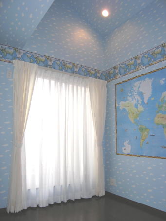 子供部屋のリフォーム アメリカ製輸入壁紙でキッズインテリア
